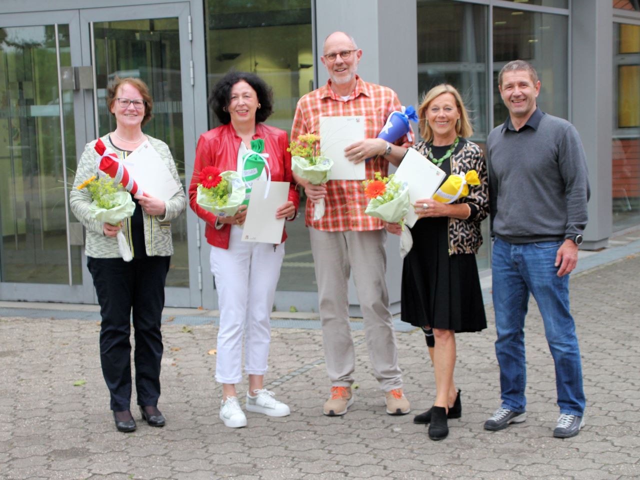 110 Jahre Erfahrung – Realschule Wolbeck verabschiedet 4 Lehrkräfte in den Ruhestand
